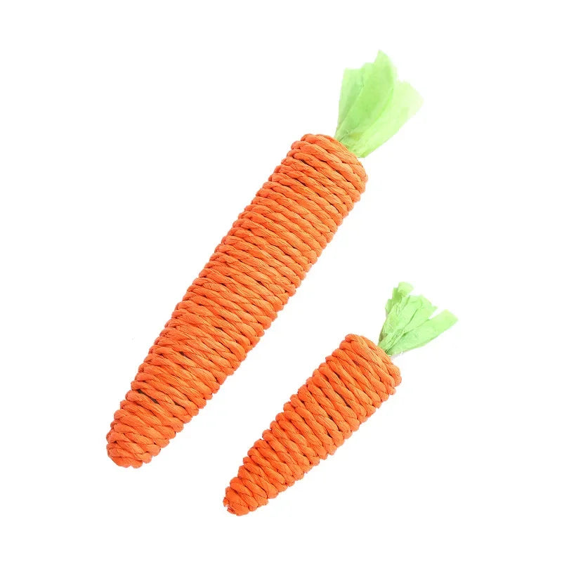 Cat's carrot | Corde à mâcher en forme de carotte