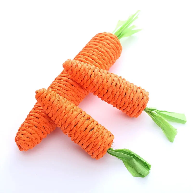 Cat's carrot | Corde à mâcher en forme de carotte