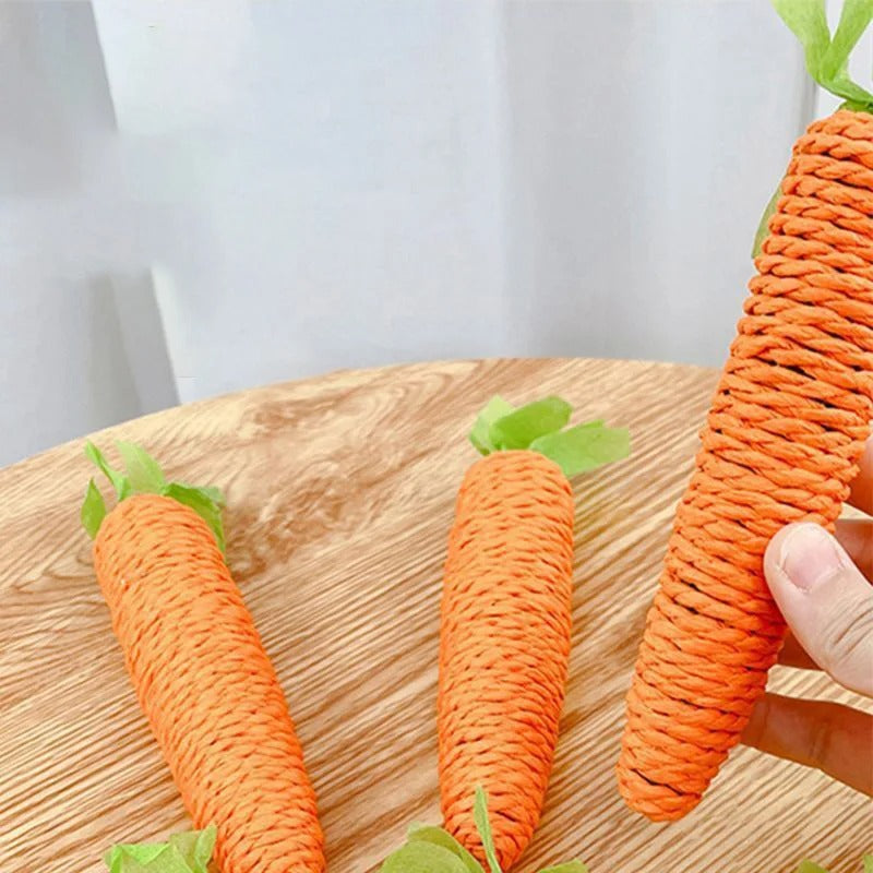 Cat's carrot | Corde à mâcher en forme de carotte